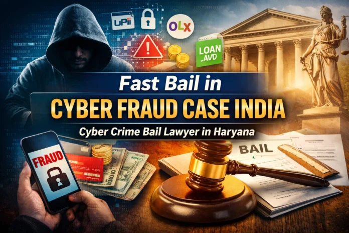 Fast Bail in Cyber Fraud Case India – Cyber Crime Bail Lawyer Haryana